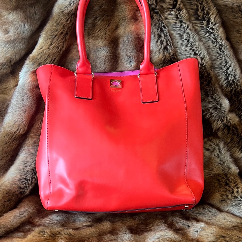 Kate Spade Vibrant Red Tote